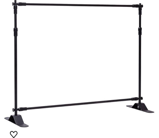 Backdrop Stand with Two Sets of Backdrops Included